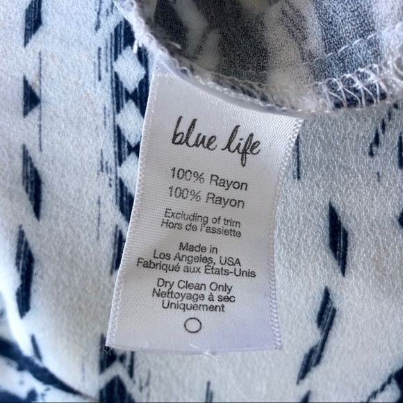 Blue Life by Planet Blue Aztec Long Sleeve Romper - Picture 5 of 5